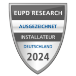 EUPD Research Siegel – Ausgezeichneter Installateur Deutschland 2024.
